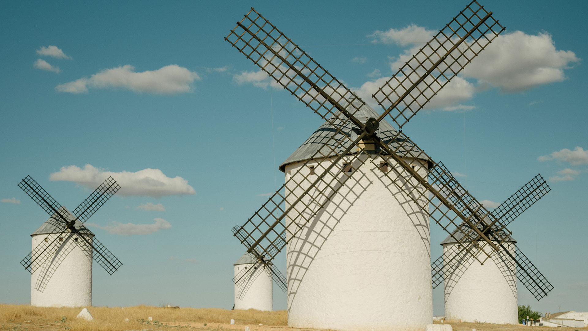 Windmills in Campo de Criptana. Ciudad Real Windmills in Campo de Criptana. Ciudad Real