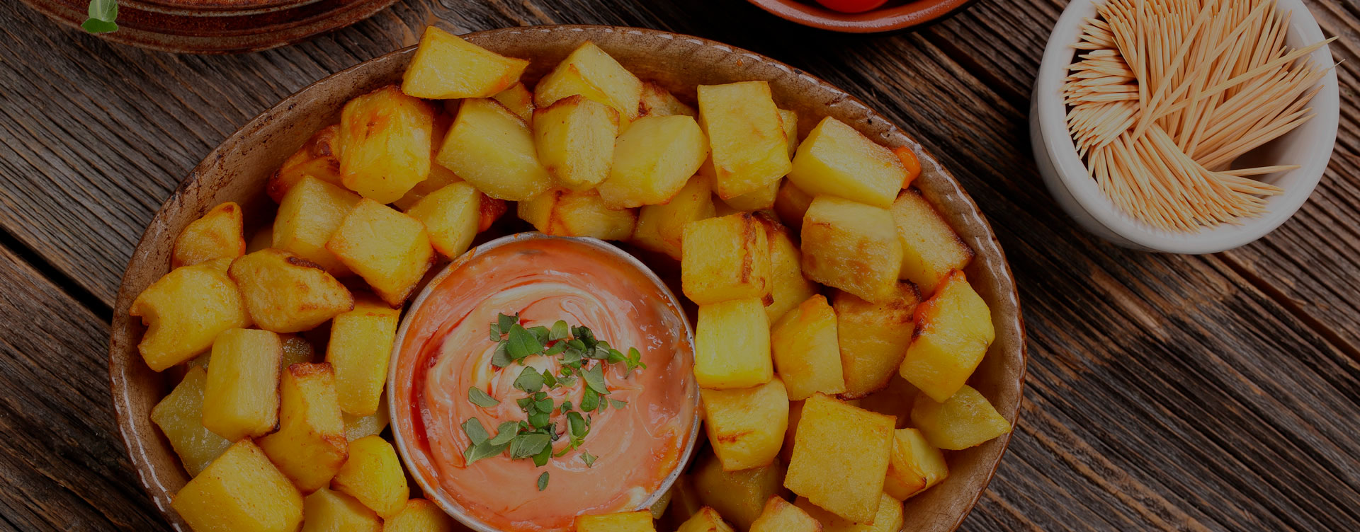Tapa Bravas Spanish gastronomy