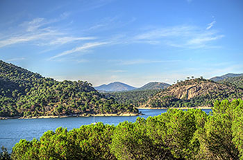 San Juan reservoir in Madrid San Juan reservoir in Madrid